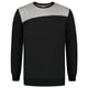 Tricorp Workwear sweater bicolor Naden zwart grijs maat XS