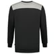 Tricorp Workwear sweater bicolor Naden zwart grijs maat XS