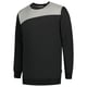 Tricorp Workwear sweater bicolor Naden zwart grijs maat XS