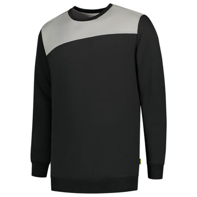 Tricorp Workwear sweater bicolor Naden zwart grijs maat XS