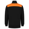 Tricorp Workwear sweatvest Bicolor Naden zwart oranje maat XS