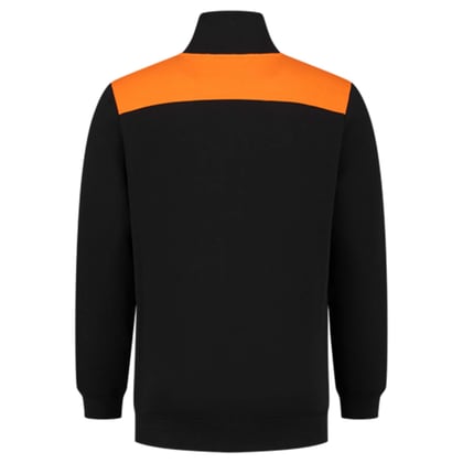 Tricorp sweatvest Bicolor Naden zwart oranje maat XS