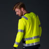 Tricorp Workwear multinorm sweater bicolor fluor geel inkblauw maat XS