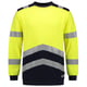 Tricorp Workwear multinorm sweater bicolor fluor geel inkblauw maat XS