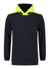 Tricorp Workwear sweater High Vis met capuchon inktblauw/geel maat XS