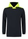 Tricorp Workwear sweater High Vis met capuchon inktblauw/geel maat XS
