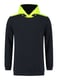 Tricorp sweater High Vis met capuchon inktblauw/geel maat XS