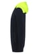 Tricorp Workwear sweater High Vis met capuchon inktblauw/geel maat XS