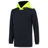 Tricorp Workwear sweater High Vis met capuchon inktblauw/geel maat XS