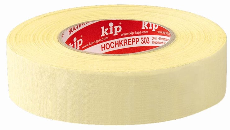 Kip 303 Crepe tape beige 30mmx50mtr 