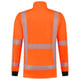 Tricorp zip sweater RWS revisible fluor oranje maat XS