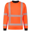 Tricorp Workwear sweater RWS revisible fluor  oranje maat XS