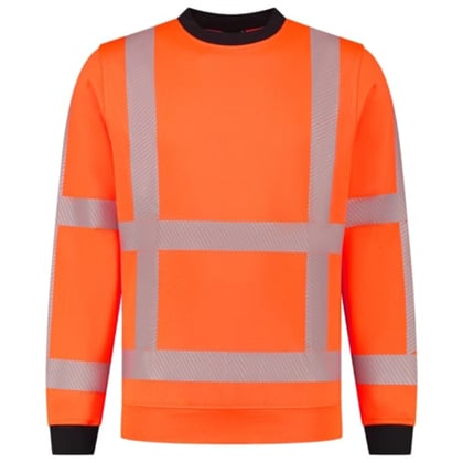 Tricorp sweater RWS revisible fluor oranje maat XS