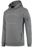 Tricorp Workwear premium sweater met logo en capuchon grijs maat XS