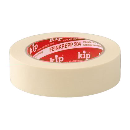 Kip 304 maskeertape natuurrubber 18mmx50mtr