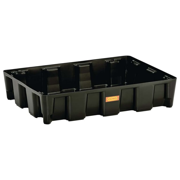 Opvangbak zwart zonder rooster 60ltr
