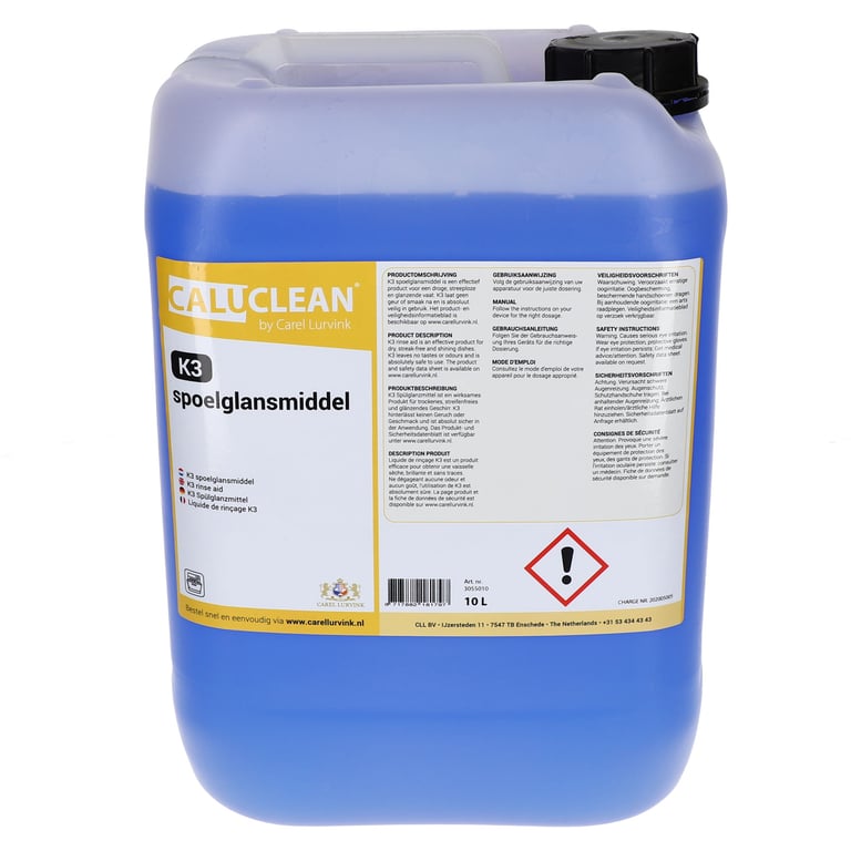 CaluClean K3 10ltr spoelglansmiddel