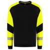 Tricorp Redefined reflective sweater zwart geel maat XS