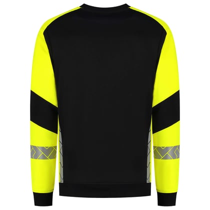 Tricorp Redefined reflective sweater zwart geel maat XS