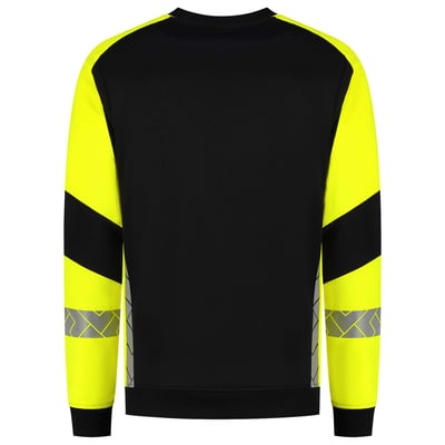 Tricorp Redefined reflective sweater zwart geel maat XS