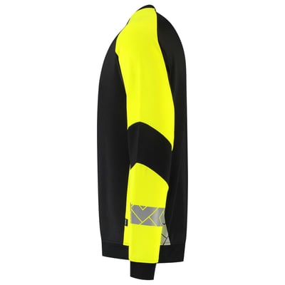 Tricorp Redefined reflective sweater zwart geel maat XS