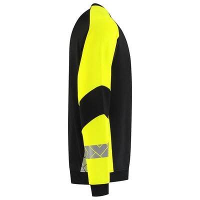 Tricorp Redefined reflective sweater zwart geel maat XS