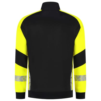 Tricorp Redefined reflective sweatvest zwart geel maat XS
