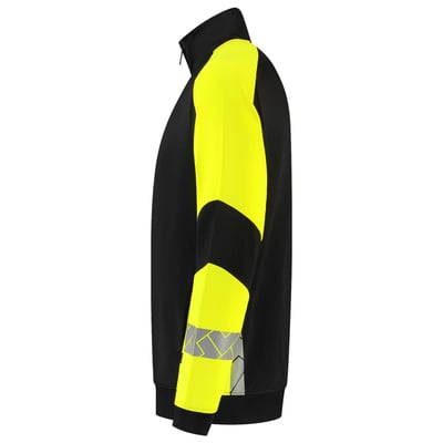 Tricorp Redefined reflective sweatvest zwart geel maat XS