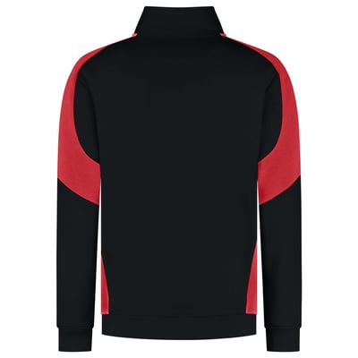 Tricorp Redefined bicolor sweatvest zwart rood maat XS