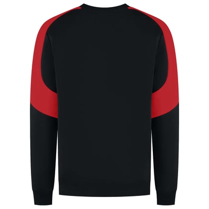 Tricorp Redefined bicolor sweater zwart rood maat XS
