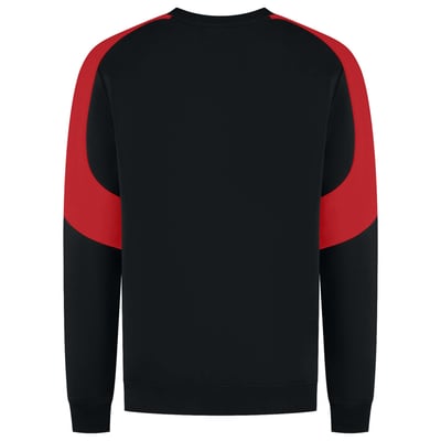 Tricorp Redefined bicolor sweater zwart rood maat XS