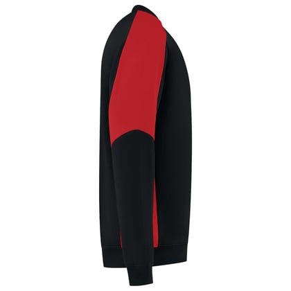 Tricorp Redefined bicolor sweater zwart rood maat XS