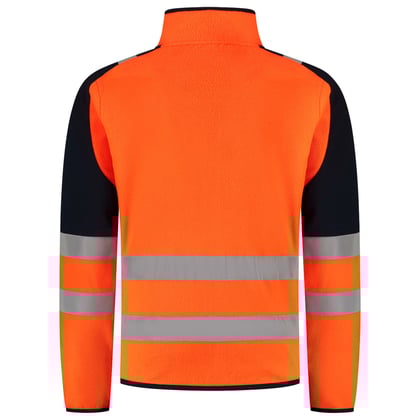 Tricorp Redefined high vis fleecejack oranje blauw maat XS