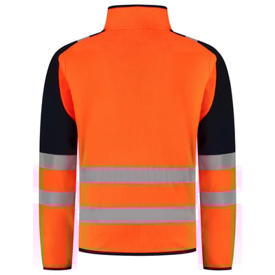 Tricorp Redefined high vis fleecejack oranje blauw maat XS