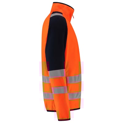 Tricorp Redefined high vis fleecejack oranje blauw maat XS