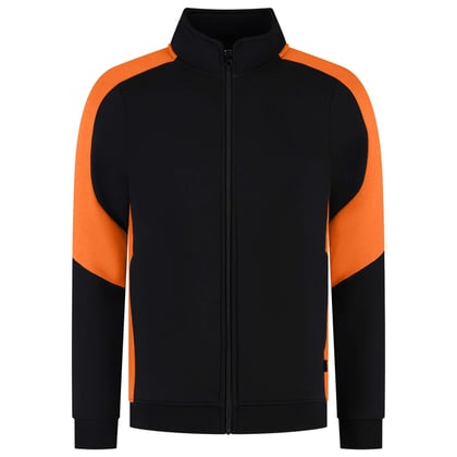 Tricorp Redefined dames bicolor sweatvest zwart oranje maat 2XL
