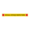 Brady sticker Sociale afstand respecteren 800x80mm 