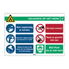 Brady bord COVID-19 algemeen PP 371x262mm 