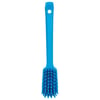 Vikan afwasborstel klein model hygiënisch blauw