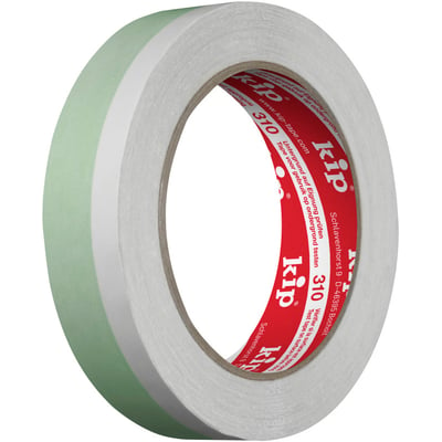 Kip 310 Duoband professionele kwaliteit 25mm x 25mtr groen wit