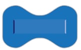Utermohlen detecteerbare pleisters  textiel 49x60mm blauw 50st