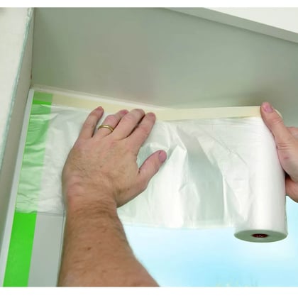 Kip 310 Duoband professionele kwaliteit 25mm x 25mtr groen wit