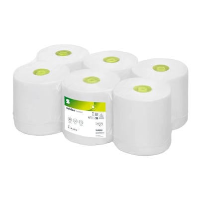 Satino Comfort Systeem handdoekrol 2-lgs  6x 150mtr wit