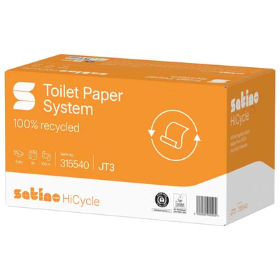 Satino HiCycle jumbo toiletrollen recycle 2-lgs 24 rol