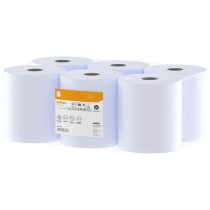 Satino HiCycle poetspapier 1-lgs 300mtr x 20cm 6 rollen blauw 