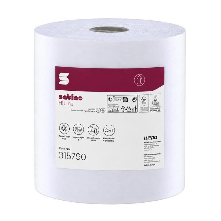 Satino HiLine poetsrol 3-lgs 36,5x35cm 350mtr