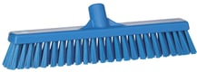 Vikan bezem combi 40cm hygiënisch blauw