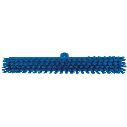 Vikan bezem combi 40cm hygiënisch blauw