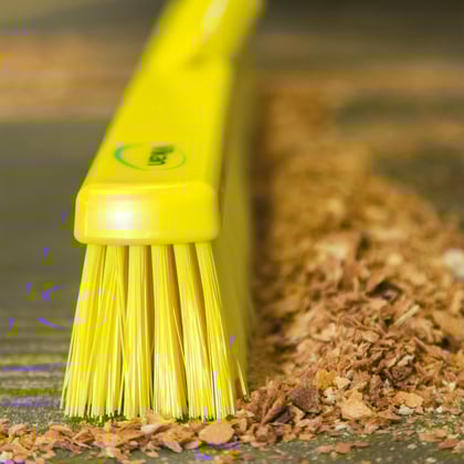 Vikan bezem combi 40cm hygiënisch geel