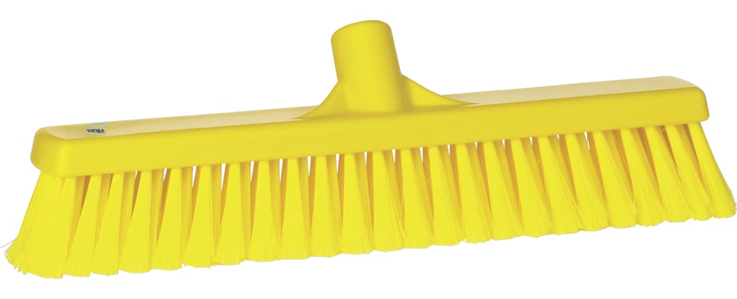 Vikan hygiënische vloerveger 40cm zacht geel